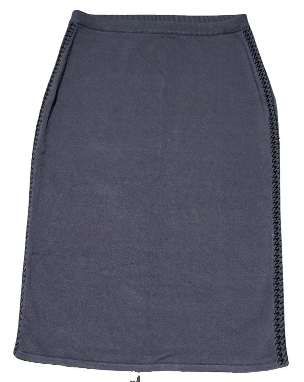 Antthony Originals Skirt Women’s M Black Knit Pencil Midi Stretch Pull-On NWT